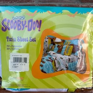 NIP Vintage Scooby Doo Twin Sheet Set